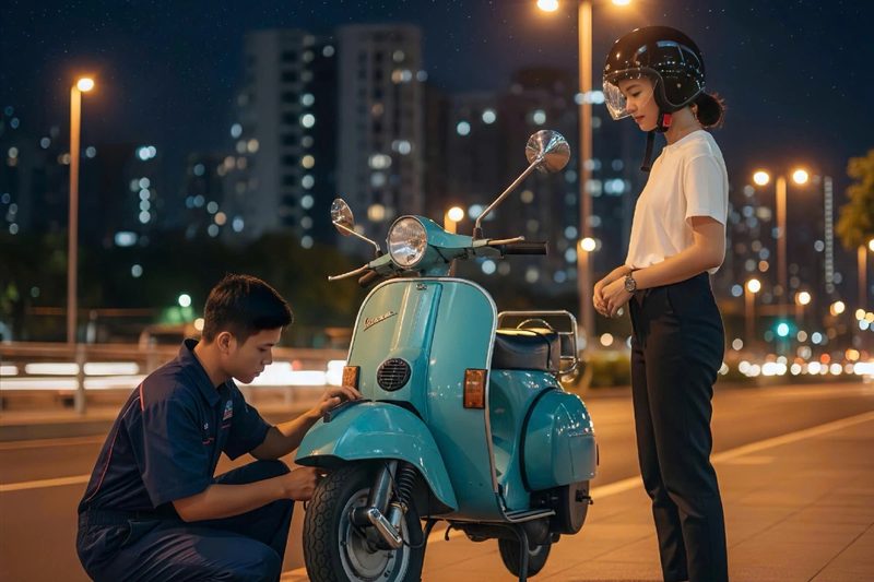 Cứu hộ xe máy 24/7: giải pháp khẩn cấp khi xe hư giữa đường