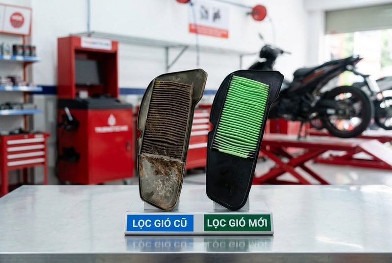 Bao lâu thay lọc gió xe máy? Tần suất chuẩn và dấu hiệu nhận biết